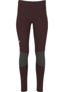 Damskie legginsy Whistler Millie. Brązowe legginsy WHISTLER, bez wzorów, z elastanu, z podwyższonym stanem. Za 233,50 zł.
