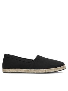 DeeZee Espadryle LILY WSS20375-35 Czarny. Czarne espadryle DeeZee, bez wzorów, z materiału, bez obcasa. Za 79,99 zł.