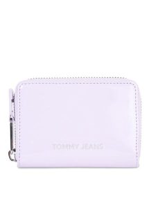 Tommy Jeans Portfel Tjw Ess Must Small Za Patent AW0AW15935 Fioletowy. Fioletowe portfele Tommy Jeans, bez wzorów, z jeansu. Za 169,99 zł.