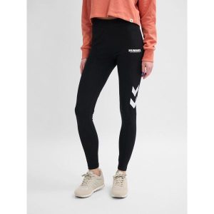 Damskie legginsy Hummel Legacy. Czarne legginsy Hummel, bez wzorów. Za 179,50 zł.
