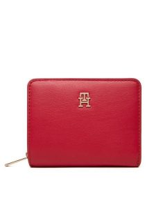 Tommy Hilfiger Portfel Th Icon Med Za Flap AW0AW17742 Czerwony. Czerwone portfele TOMMY HILFIGER, bez wzorów, ze skóry. Za 219,99 zł.