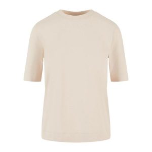 T-shirt Damski Classy. Brązowe t-shirty Urban Classics, xl, bez wzorów, bez kołnierzyka, bez ramiączek. Za 76,99 zł.