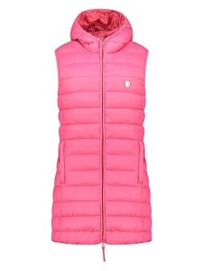 Geographical Norway Kamizelka pikowana "Vatikotal" w kolorze różowym rozmiar: S. Różowe kamizelki Geographical Norway, s, bez wzorów, bez kołnierzyka, bez ramiączek, bez kaptura. Za 191,42 zł.