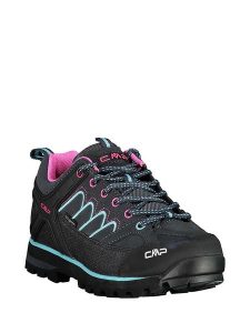 CMP Skórzane buty trekkingowe "Moon" w kolorze antracytowo-czarno-różowym rozmiar: 38. Czarne buty trekkingowe CMP, ze skóry, bez zapięcia. Za 303,06 zł.