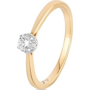 Piękny Pierścionek - , Brylant 0,19ct. Pierścionki marki W.KRUK. Za 3 390,00 zł.