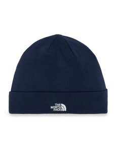 The North Face Czapka "Norm Shallow" w kolorze granatowym rozmiar: onesize. Niebieskie czapki The North Face, bez wzorów, ze splotem. Za 110,04 zł.