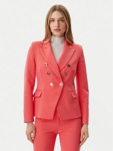 Artigli Marynarka ACGI000839 Koralowy Regular Fit. Pomarańczowe marynarki i żakiety Artigli, bez wzorów, z syntetyku. Za 519,99 zł.