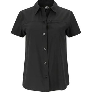 Koszula damska Whistler Jeromy. Czarne koszule WHISTLER, bez wzorów, bez kołnierzyka, bez ramiączek. Za 240,50 zł.