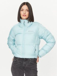 Columbia Kurtka zimowa Puffect™ Cropped Jacket Zielony Regular Fit. Zielone kurtki Columbia, na zimę, s, bez wzorów, z syntetyku, bez kaptura. Za 399,99 zł.