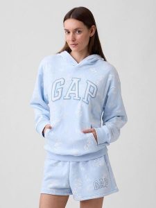 GAP Bluza w kolorze błękitnym rozmiar: M. Niebieskie bluzy GAP, m, bez wzorów, z materiału, z kapturem. Za 139,95 zł.