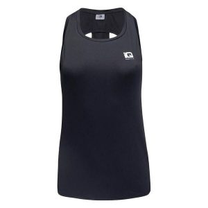 Tank Top Damski Tinga. Czarne topy IQ, bez wzorów, bez kołnierzyka, bez ramiączek. Za 94,99 zł.