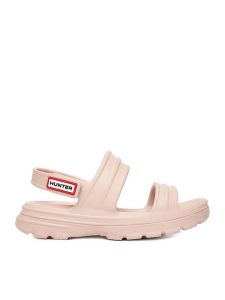 Hunter Sandały HUN8761 Różowy. Czerwone sandały Hunter, bez wzorów, z syntetyku, bez obcasa, na płaskiej podeszwie, bez zapięcia. Za 139,99 zł.
