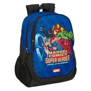 Plecak szkolny MARVEL Granatowy. Niebieskie plecaki marvel. Za 151,35 zł.