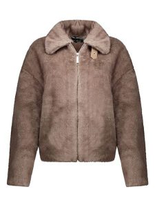 Geographical Norway Kurtka przejściowa "Donica" w kolorze beżowym rozmiar: L. Brązowe kurtki Geographical Norway, l, bez wzorów, bez kaptura. Za 269,11 zł.