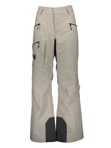 Helly Hansen Spodnie narciarskie "Powderqueen" w kolorze beżowym rozmiar: XS. Brązowe spodnie dresowe Helly Hansen, s, bez wzorów, z materiału, narciarskie, primaloft. Za 417,28 zł.