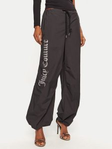 Juicy Couture Spodnie dresowe Ayla JCWBJ24306 Czarny Loose Fit. Czarne spodnie dresowe Juicy Couture, xs, bez wzorów, z dresówki. Za 249,99 zł.