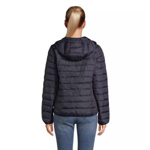 Damska kurtka z kapturem Sol's Stream. Niebieskie kurtki SOL'S, s, bez wzorów, z puchu, z kapturem. Za 198,50 zł.