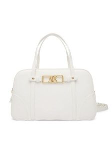 Armani Exchange Torebka XW002610 AF15632 U0011 Biały. Białe torebki klasyczne Armani Exchange, bez wzorów, ze skóry, bez dodatków. Za 629,99 zł.