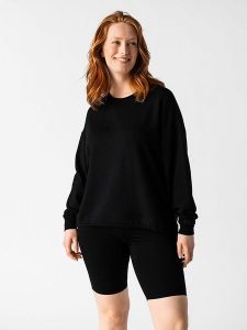 Les Lunes Bluza "Liiv" w kolorze czarnym rozmiar: XS. Czarne bluzy Les Lunes, xs, bez wzorów, bez kaptura. Za 173,99 zł.