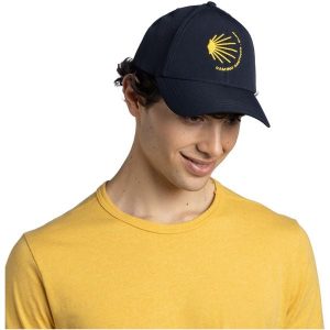 Czapka z daszkiem BUFF SUMMIT CAP CAMINO DE SANTIAGO. Niebieskie czapki Buff, bez wzorów, sportowe. Za 129,99 zł.