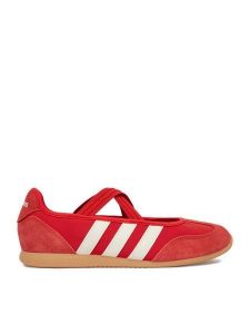 Adidas Baleriny CEO-BARREDA MARY JANE HQ7398 Czerwony. Czerwone balerinki ADIDAS, bez wzorów, ze skóry, bez obcasa, bez zapięcia. Za 279,99 zł.
