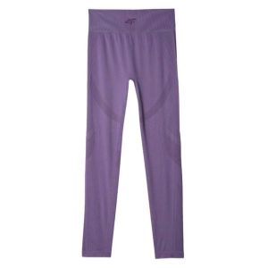 Legginsy termoaktywne damskie 4F. Fioletowe legginsy 4f, bez wzorów. Za 170,99 zł.