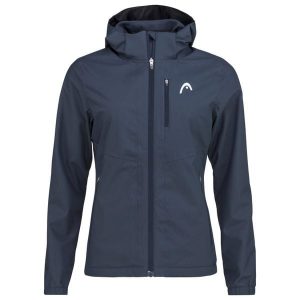 Damska bluza dresowa Head Coach. Niebieskie kurtki Head, bez wzorów, z dresówki, bez kaptura. W wyprzedaży za 485,50 zł.