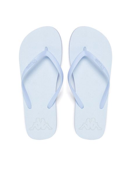 Kappa Japonki WP-800126 Błękitny. Niebieskie klapki Kappa, bez wzorów, z syntetyku, bez obcasa. Za 49,99 zł.