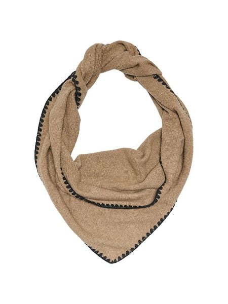 ONLY Chusta trójkątna w kolorze jasnobrązowym rozmiar: onesize. Brązowe apaszki i chusty ONLY, bez wzorów. Za 78,66 zł.