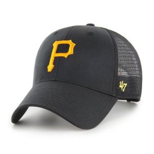Brand `47 czapka z daszkiem Pittsburgh Pirates B-BRANS20CTP-BKC czarny OSFM. Czarne czapki 47 Brand, bez wzorów. Za 139,00 zł.
