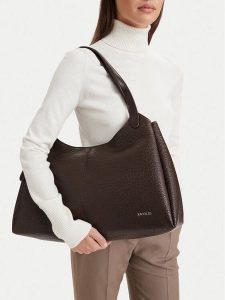 Lasocki Torebka CEO-LSK-L-014-10 Brązowy. Brązowe torebki klasyczne Lasocki, bez wzorów, ze skóry, bez dodatków. Za 199,99 zł.