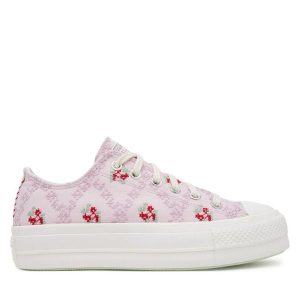 Trampki Converse. Czerwone trampki Converse, bez wzorów, bez zapięcia. Za 269,99 zł.