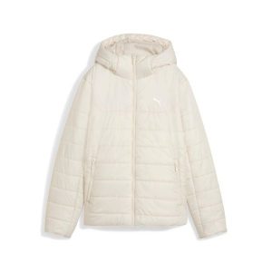Damska kurtka z kapturem Puma ESS. Białe kurtki Puma, bez wzorów, z puchu, z kapturem. Za 380,53 zł.