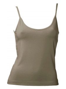 Heine Top w kolorze oliwkowym rozmiar: 40. Brązowe topy Heine, bez wzorów, bez kołnierzyka, bez ramiączek. Za 43,99 zł.