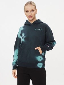 Champion Bluza Hooded Sweatshirt 116753 Zielony Regular Fit. Zielone bluzy Champion, l, bez wzorów, z syntetyku, bez kaptura. Za 259,99 zł.