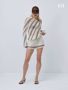 LeGer Szorty "Laren" w kolorze kremowym rozmiar: 36. Brązowe szorty LeGer, bez wzorów, z bawełny, z podwyższonym stanem. Za 152,99 zł.