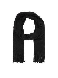 Guess Szalik AM9673 POL03 Czarny. Czarne szaliki Guess, z aplikacjami, z poliesteru. Za 234,99 zł.