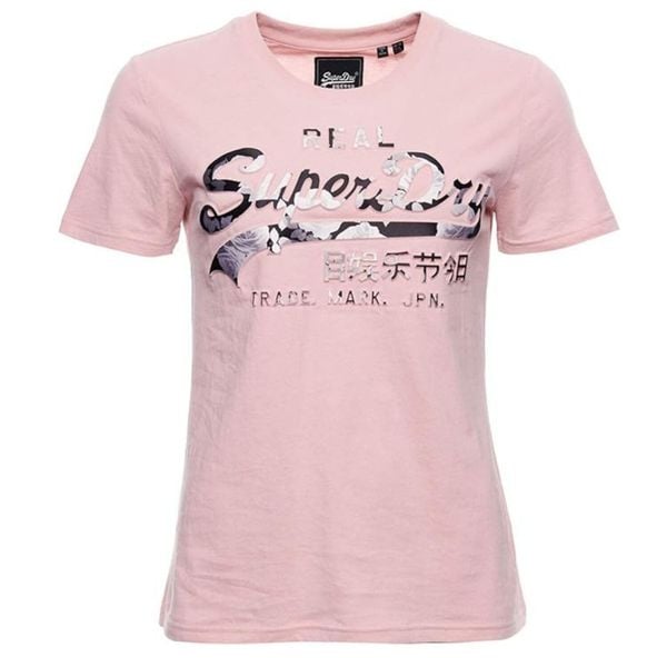 Koszulka turystyczna damska Superdry Photo Rose. Czerwone koszulki sportowe Superdry, bez wzorów, z bawełny, bez ramiączek. W wyprzedaży za 70,00 zł.