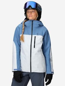 Marmot Kurtka narciarska "Lightray" w kolorze biało-błękitnym rozmiar: XL. Białe kurtki sportowe Marmot, m, bez wzorów, z gore-texu, bez kaptura, narciarskie, gore-tex. Za 598,57 zł.