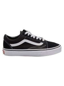 Vans Skórzane sneakersy "Old Skool" w kolorze czarnym rozmiar: 37. Czarne trampki Vans, bez wzorów, bez zapięcia. Za 226,99 zł.