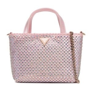 Torebka Guess. Czerwone torebki wieczorowe Guess, z aplikacjami, bez dodatków. Za 589,99 zł.