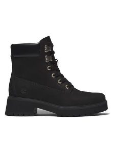 Timberland Skórzane botki "Carnaby Cool" w kolorze czarnym rozmiar: 38. Czarne botki Timberland, bez wzorów, bez obcasa, bez zapięcia. Za 439,24 zł.