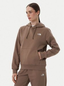 The North Face Bluza Evolution Simple Dome NF0A8CWN Brązowy jasny Regular Fit. Brązowe bluzy The North Face, s, bez wzorów, z syntetyku, bez kaptura. Za 299,99 zł.