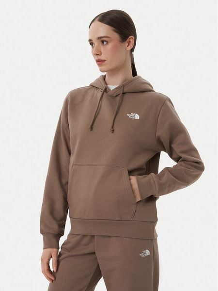 The North Face Bluza Evolution Simple Dome NF0A8CWN Brązowy jasny Regular Fit. Brązowe bluzy The North Face, s, bez wzorów, z bawełny, bez kaptura. Za 299,99 zł.