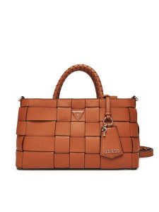 Guess Torebka Maylee HWWG96 61060 Brązowy. Brązowe torebki klasyczne Guess, z aplikacjami, ze skóry, bez dodatków. Za 549,99 zł.