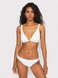 MICHAEL Michael Kors Dół od bikini Solids Classic MM8H142 Biały. Białe bikini MICHAEL Michael Kors, bez wzorów, z syntetyku. Za 199,99 zł.