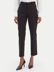 Tommy Hilfiger Chinosy Gabardine WW0WW48350 Czarny Slim Fit. Czarne chinosy TOMMY HILFIGER, bez wzorów, z bawełny. Za 499,99 zł.