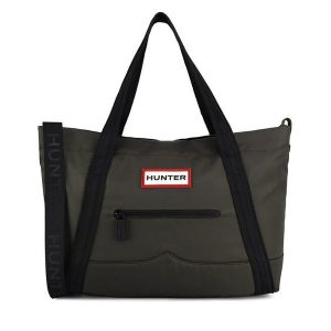 Torba Hunter. Brązowe torby podróżne i sportowe Hunter, bez wzorów. Za 199,99 zł.