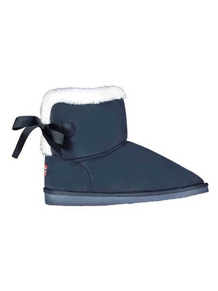 Geographical Norway Botki zimowe "Owisti" w kolorze granatowym rozmiar: 40. Niebieskie botki Geographical Norway, na zimę, bez wzorów, z futra, bez obcasa, bez zapięcia. Za 95,46 zł.