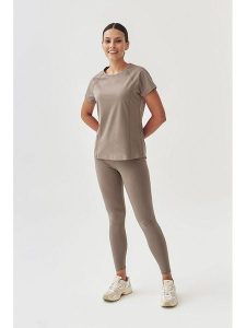 TATUUM Koszulka w kolorze szarobrązowym rozmiar: XL. Brązowe bluzki Tatuum, xl, bez wzorów, bez kołnierzyka, bez ramiączek. Za 69,75 zł.